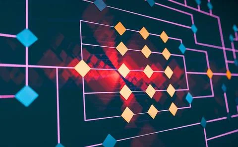  Network, node tree, concept, decission, connection. Node tree, concept, i... Stock Photos