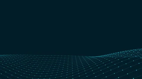 Network node wave digital background Stock Footage 141068848