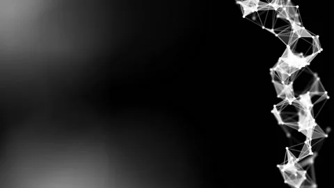 Network Nodes - an abstract representation of generic nodes of data along Stock-Footage 101421403