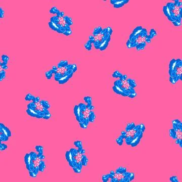 Network nodes cloud computing isometric icon seamless pattern Illustrazione stock