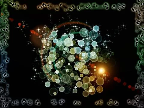 Network Nodes Illustrazione stock