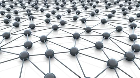 Network nodes loop Stock Footage 7735214