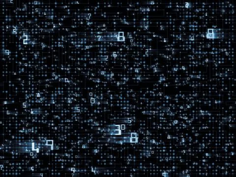 Network Numbers 스톡 일러스트