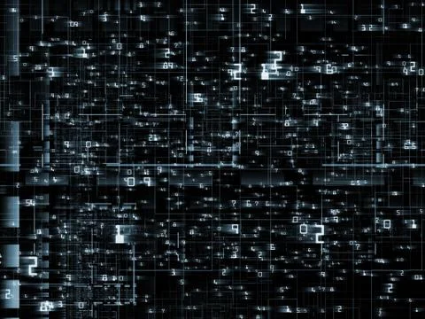 Network Numbers 스톡 일러스트