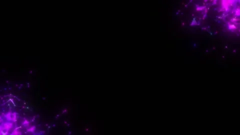 Network operations of magenta digital clouds. Interconnected particles emitting Stock Footage 135226458