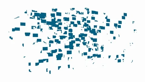 Network of people concept basic animation over world map Stock Footage 127305526