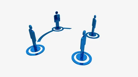 Network people HD loop Video stock 5165159