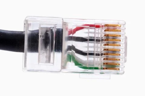 Network plug Stock Photos