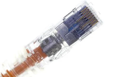 Network plug Stock Photos