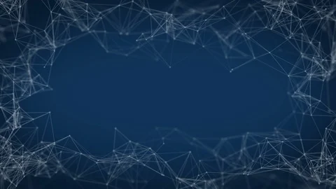 Network of points and lines Stock Footage 103820742