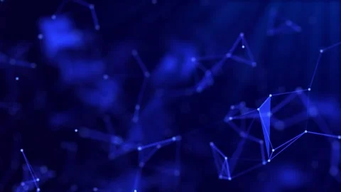 Network of points and lines. Nanofiber connection. Similar 4k, 60 fps. 스톡 동영상 272173558