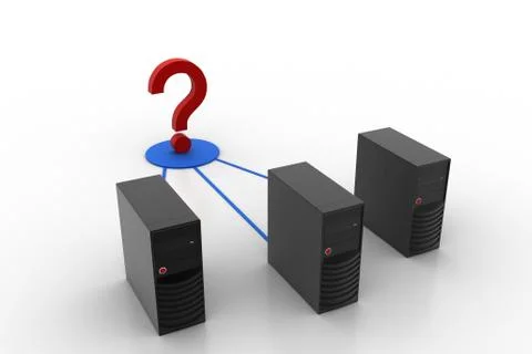 Network problem Free Stock Illustration