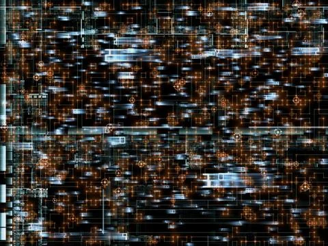 Network Processing Stockillustratie