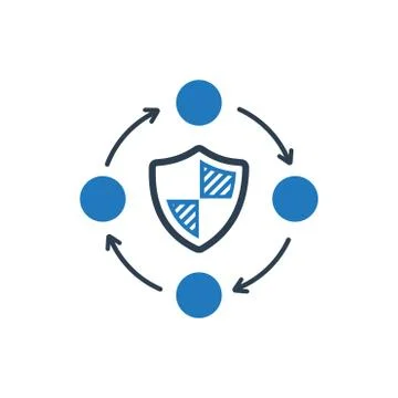 Network Protection Icon Stock Illustration