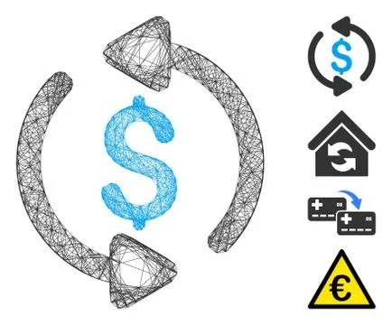 Network Refresh Price Vector Mesh Illustrazione stock