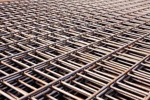 Network reinforcement bar Stock Photos