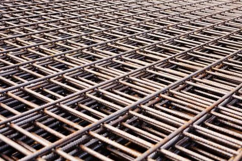 Network reinforcement bar Stock Photos