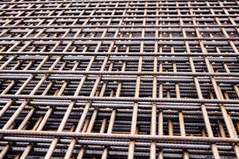 Network reinforcement bar Stock Photos