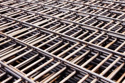 Network reinforcement bar Stock Photos