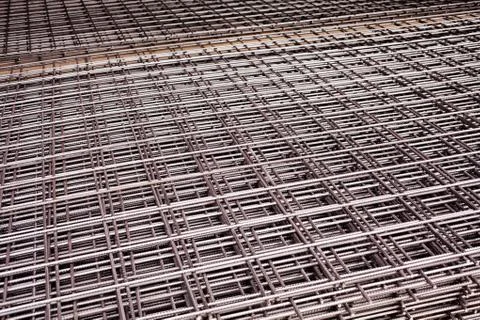 Network reinforcement bar Stock Photos
