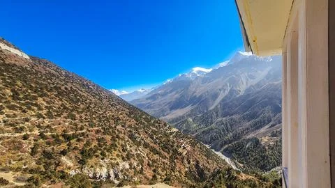 A network of roads on a mountainside. Stock Photos