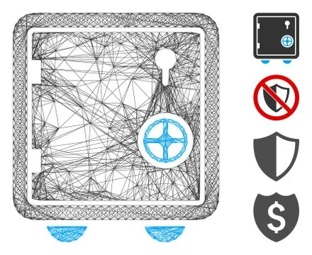 Network Safe Vector Mesh 스톡 일러스트