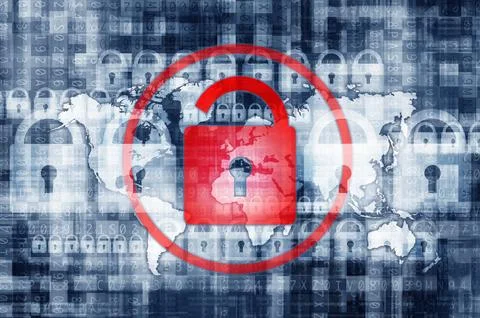 Network Safety Illustration Stock Photos