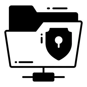 Network Safety, Protection and security vector icons set cyber computer net.. Ilustración de archivo