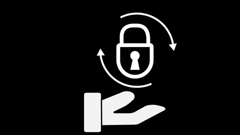 Network safety protection tools verify secure credential storage parameters.. Stock Footage 340998567