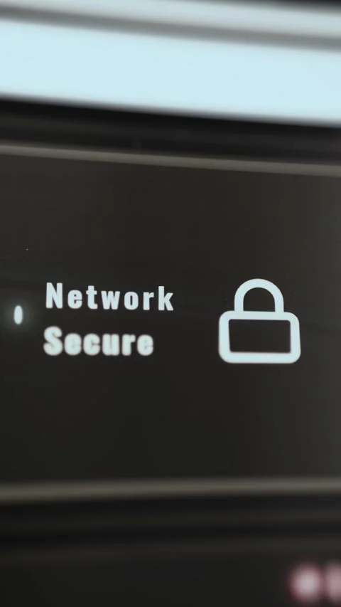 Network Secure Message With Padlock Icon 4K Stock Footage 341325188