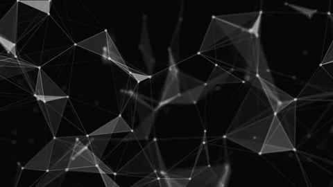 Network security abstract minimal technical background Stock Footage 204031606