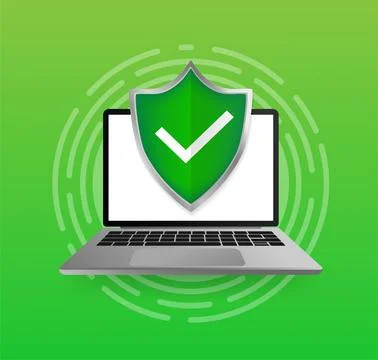 Network security antivirus vpn privacy. User icon vector. Data protection. Data イラスト素材