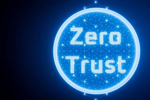 Network security concept. Corporate network administration. Computer network Stock Illustration