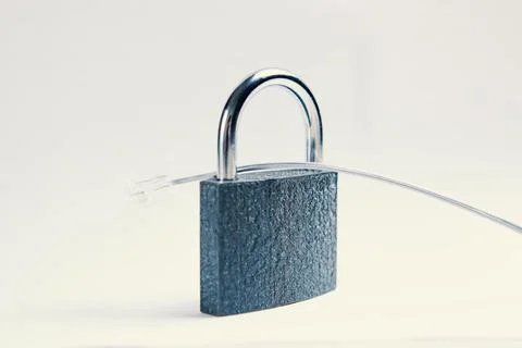 Network security, data security internet blocking Stock Photos