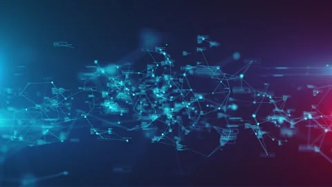 Network Security Hacking Ransomware Exploit Data Protection Stock Footage 303406693