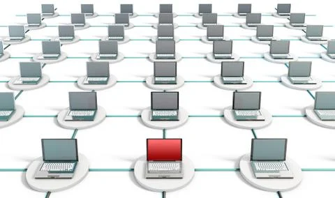 Network security Illustrazione stock