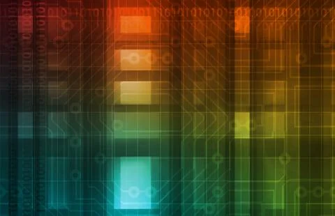 Network security Illustrazione stock