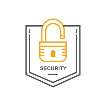 Network security Stock Illustration