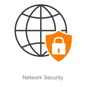 Network Security Stock Illustration