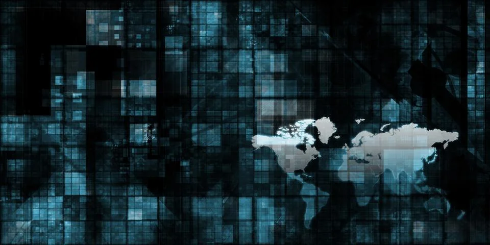 Network Security Stock Illustration