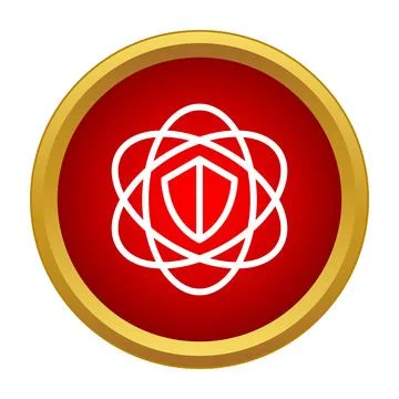 Network security shield with digital connection protection イラスト素材