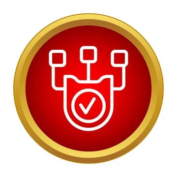 Network security shield protecting data systems 스톡 일러스트