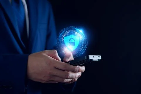 Network security system. Personal Data information on Tablet. Information a.. Stock Photos