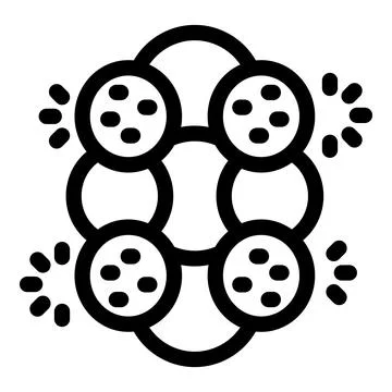 Network security system protecting data with firewall icon Illustrazione stock