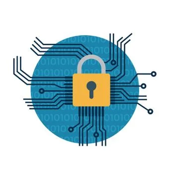 Network Security Vector Icon Stock Illustration