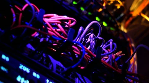 Network server 3 Stock Footage 11289037