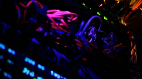 Network server 4 Stock Footage 11289040