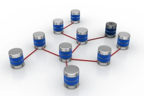 Network server concept Stock Illustration