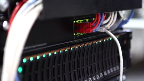 Network Server Stock Footage 70783119