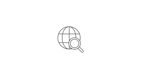 Network server infrastructure connection vector line icon loop 스톡 동영상 338216220
